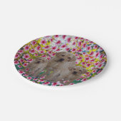 labrador Puppies olieverf, Papieren Bordje (Gekanteld)