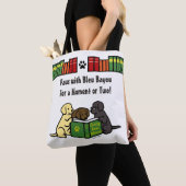 Labrador Puppies Reading Book Bag Books Tote Bag (Dichtbij)