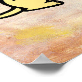 Labrador Puppies Reading Cartoon Poster (Hoek)