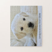 Labrador Puppy Dog Puzzle Legpuzzel (Verticaal)