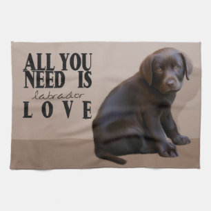 Labrador Puppy Kitchen Towel Theedoek