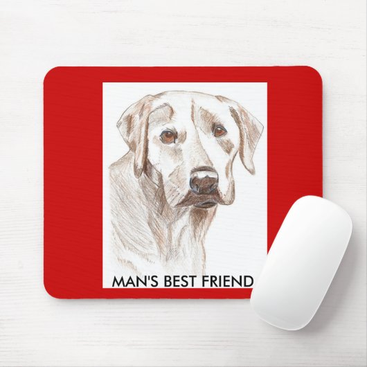 Labrador Puppy Lovers mousepad Muismat (Met muis)