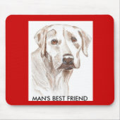 Labrador Puppy Lovers mousepad Muismat (Voorkant)