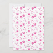 Labrador Puppy Ma Valentijnsdag Feestdagenkaart (Achterkant)