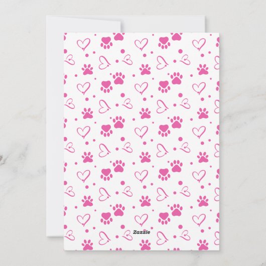 Labrador Puppy Ma Valentijnsdag Feestdagenkaart (Achterkant)