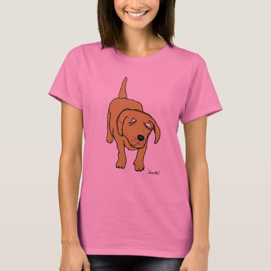 labrador puppy ( meisje ) t-shirt (Voorkant)