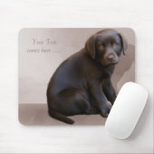 Labrador Puppy Mousepad Muismat (Met muis)