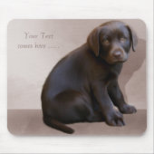 Labrador Puppy Mousepad Muismat (Voorkant)