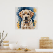 Labrador Puppy Poster | Kunst aan de Wand (Keuken)