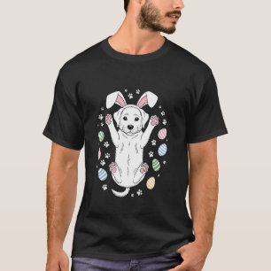 Labrador Puppy Retriever Konijn Springt Eieren Pas T-shirt
