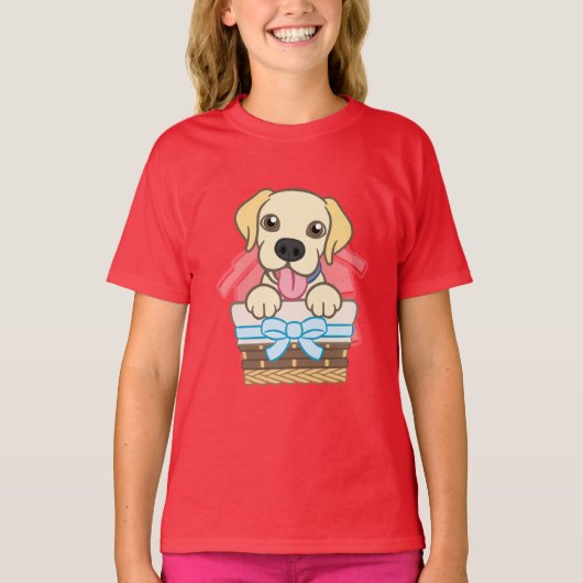 Labrador Puppy T-shirt (Voorkant)