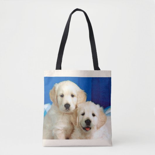 Labrador puppy's tote bag (Voorkant)