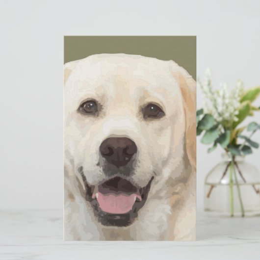 Labrador recovery 1 briefpapier (Staand voorkant)