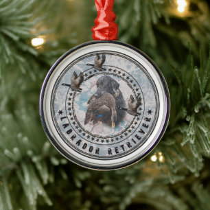 Labrador Recovery canvas tas Metalen Ornament