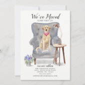 Labrador Recovery Dog | Verplaatsingsaankondiging Aankondiging (Voorkant)