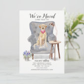 Labrador Recovery Dog | Verplaatsingsaankondiging Aankondiging (Staand voorkant)