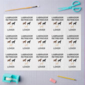 labrador recovery lover van alle kleuren silhouett tissuepapier (Craft)