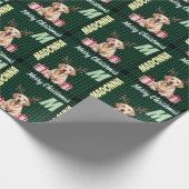 Labrador Reindeer Cadeaupapier (Hoek)