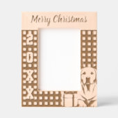 Labrador Reindeer Gegraveerde Lijstjes (Voorkant)