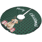 Labrador Reindeer Kerstboom Rok (Gekanteld)