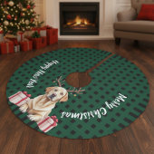 Labrador Reindeer Kerstboom Rok