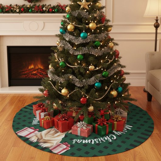 Labrador Reindeer Kerstboom Rok