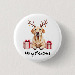 Labrador Reindeer Ronde Button 3,2 Cm