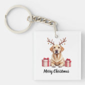 Labrador Reindeer Sleutelhanger (voorkant)