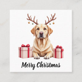 Labrador Reindeer Vierkante Visitekaartje