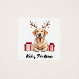 Labrador Reindeer Vierkante Visitekaartjes