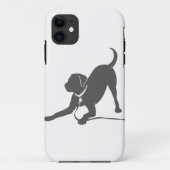 labrador rekalimetsilhouet Case-Mate iPhone case (Achterkant)