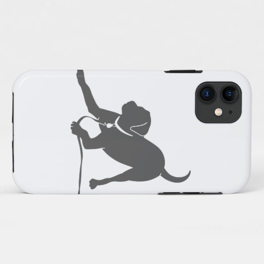 labrador rekalimetsilhouet Case-Mate iPhone case (Achterkant (horizontaal))