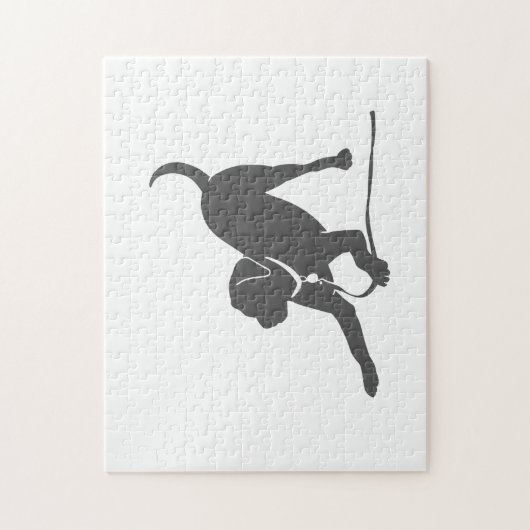 labrador rekalimetsilhouet legpuzzel (Verticaal)