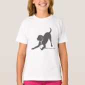 labrador rekalimetsilhouet t-shirt (Voorkant)