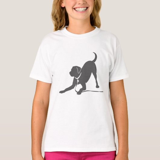 labrador rekalimetsilhouet t-shirt (Voorkant)
