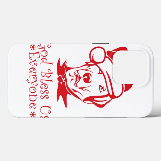 Labrador rekhondehond met Santa Claus pet Case-Mate iPhone Case (Achterkant (horizontaal))