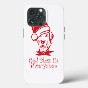 Labrador rekhondehond met Santa Claus pet iPhone 13 Pro Hoesje