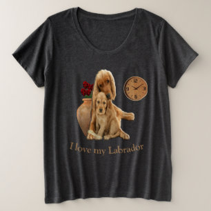 labrador rekner grote maat t-shirt