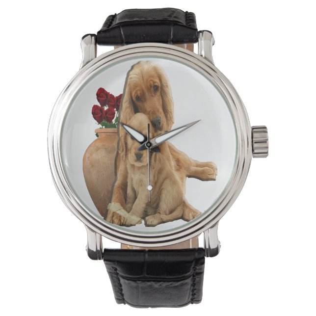 labrador rekner horloge (Voorkant)