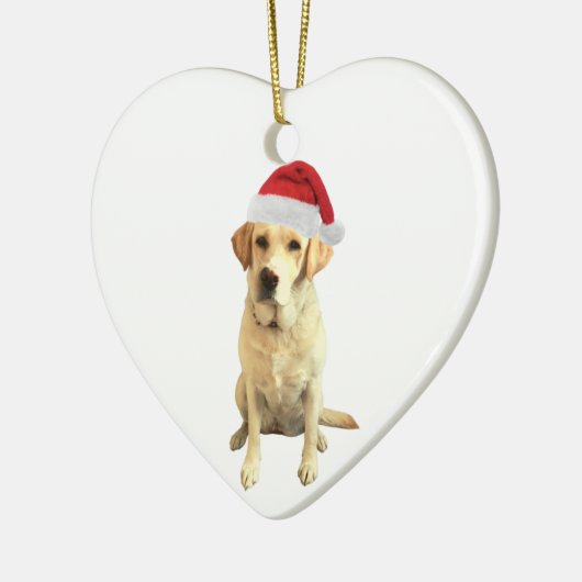 labrador rekner keramisch ornament (Links)