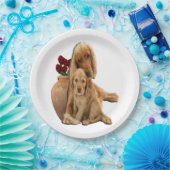 labrador rekner papieren bordje (Feest)