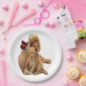 labrador rekner papieren bordje (Feest)