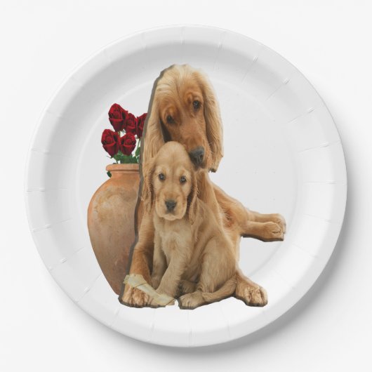labrador rekner papieren bordje (Voorkant)