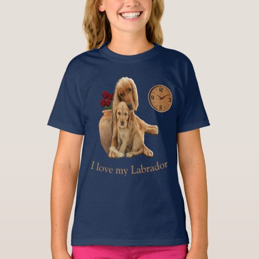 labrador rekner t-shirt (Voorkant)