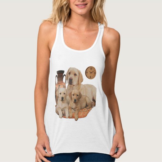 labrador rekner tanktop (Voorkant)