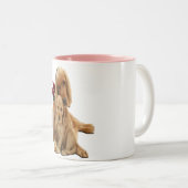 labrador rekner tweekleurige koffiemok (Voorkant rechts)