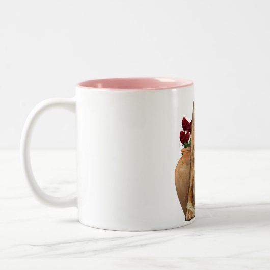 labrador rekner tweekleurige koffiemok (Links)