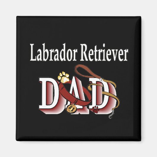 labrador rekor dad Magnet (Voorkant)