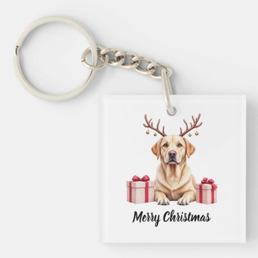 Labrador Rendier Sleutelhanger (voorkant)