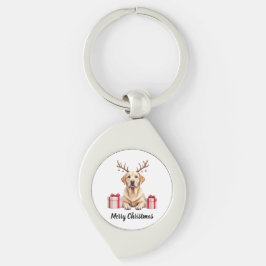 Labrador Rendier Sleutelhanger